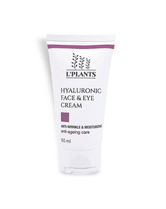 Крем от морщин для лица и век с гиалуроновой кислотой 50 L'plants
