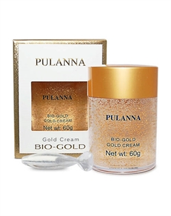 Крем для лица от морщин с золотом, гиалуроновой кислотой, зелёным чаем 60 Pulanna