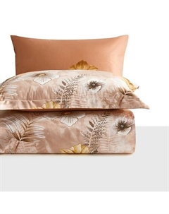 Постельное белье Alamode Сатин Семейный 160x220 Calendula оранжевый Arya home collection