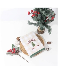 Полотенце с Вышивкой Рождество 40x60 Farm Fresh Arya home collection