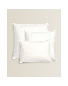 Хлопковый чехол-наволочка с наполнителем перьевой 30 x 50 Zara home