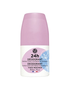 ДЕЗОДОРАНТ 24Ч «Аромат Хлопка» с Мальвой из Бретани, Франции 50 Yves rocher