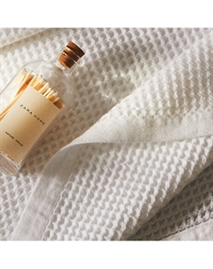 Хлопковое банное полотенце вафельной вязки 90 x 150 Zara home