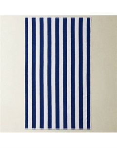 Хлопковое банное полотенце с синими полосками 30 x 50 Zara home