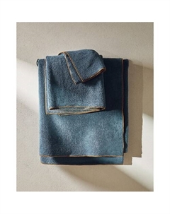 Хлопковое полотенце с оверлоком 50 x 90 Zara home