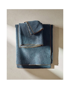 Хлопковое полотенце с оверлоком 30 x 50 Zara home