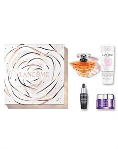Набор Tresor: Парфюмерная вода + Очищающее молочко + Сыворотка + Крем для лица 1 Lancome
