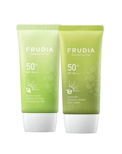 Крем солнцезащитный для лица и тела против пигментации набор SPF50 100 Frudia