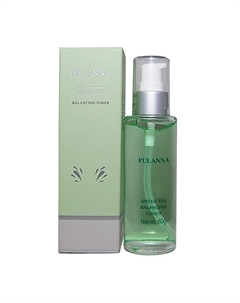 Тонер для лица PH балансирующий с зеленым чаем и гиалуроновой кислотой 60 Pulanna