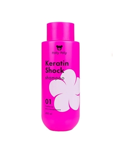 Шампунь восстанавливающий Keratin Shock 400 Holly polly