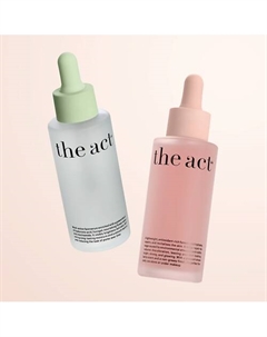 Набор сыворотки для лица увлажняющая и для сияния кожи 2 The act