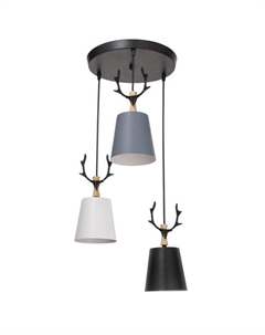 Светильник 2705/3 E27 40 Вт черный-белый-серый 30×30×13-90 см Bayerlux