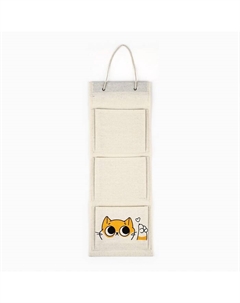Органайзер для хранения подвесной «Кот», 20×53 см See you home