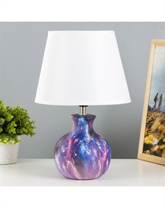Настольная лампа «Корин» Е27 40 Вт фиолетовый 22.5×22.5×32.5 см Risalux