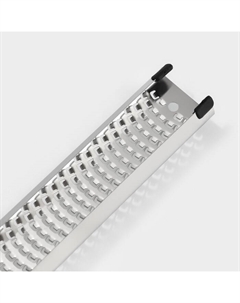 Тёрка для сыра мелкая «Савон», 32 см, с ручкой, цвет чёрный Доляна