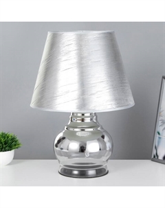 Настольная лампа «Астори» Е27 40 Вт серебро 31×31×50 см Risalux