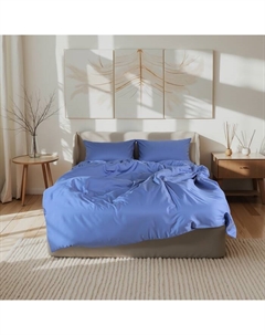 Постельное бельё дуэт «», модал, синее Этель