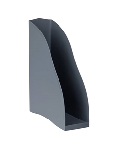 Лоток для бумаг вертикальный «Дельта», ширина 85 мм, серый Стамм