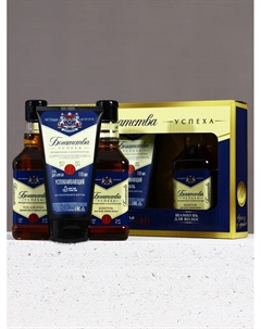 Подарочный набор «Богатства», гель для бритья 110 мл, гель для душа и шампунь для волос виски, 2×250 мл Чистое счастье