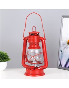 Керосиновая лампа декоративная красный 11.5×15×23 см Risalux