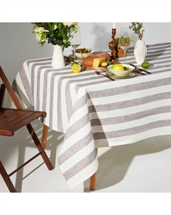 Скатерть «» Graphite, 220×140 см, лён 100%, 260 г/м² Этель