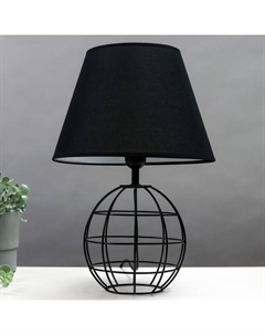 Настольная лампа 16784/1 E27 40 Вт черный 18×18×40.5 см Risalux