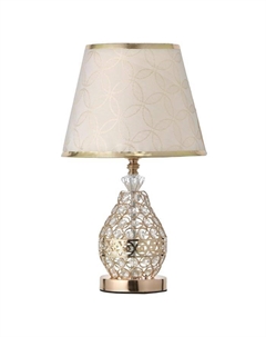 Настольная лампа с подсветкой 16679/1 E27 40 Вт золото Risalux