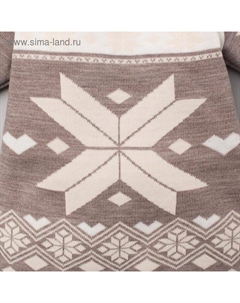 Комбинезон вязаный «Снежинка», рост 74-80 см Крошка я