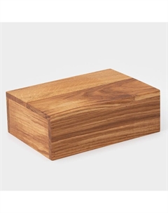 Подставка - салфетница деревянная, 21.5×15×7.5 см, дуб Adelica