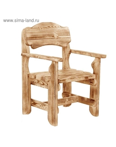 Кресло к набору Разбойник фигурный(обожжённый, лакированный) Добропаровъ