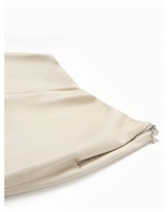 Брюки кожаные женские, молочные, размер 50 (XL) Mark formelle