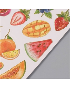 Фотоальбом на кольцах 25 листов «Фрукты. Привет, лето!», с наклейками, 19×27×3 см Keep memories