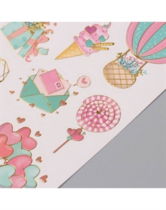 Фотоальбом на кольцах 25 листов «Любовь там, где в неё верят!», с наклейками, 19×27×3 см Keep memories