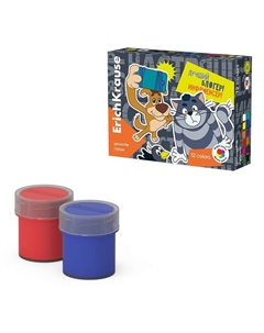 Гуашь 12 цветов × 20 мл, «Простоквашино», в коробке Erichkrause