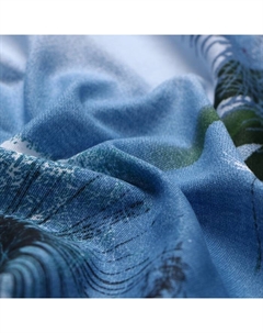 Простыня на резинке 1.5-спальная «Атра. Одуванчики», 160×200+25 см, бязь Этель