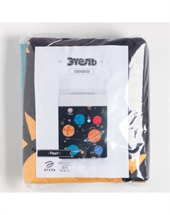 Покрывало 1.5-спальное «» Planet, 145×210 см, микрофибра Этель