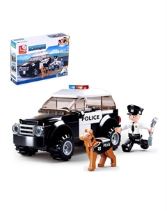 Конструктор «Полицейский патруль», 78 деталей Sluban
