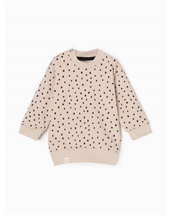 Джемпер "Киса", рост 86-92 см, бежевый Крошка я