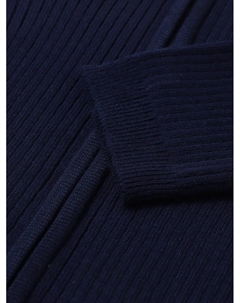 Костюм детский вязаный (кофта и брюки), цвет тёмно-синий, рост 146 см Minaku