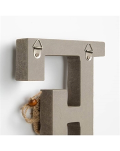 Крючки для одежды декоративные «Home — буквы с крючком», 26×12 см Take it easy