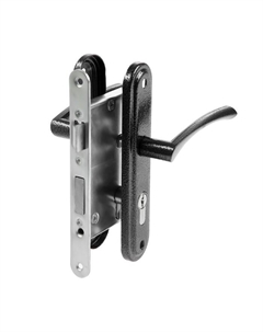 Замок врезной "" ЗВ4-3.07С, с ручкой, цвет серебро Стандарт