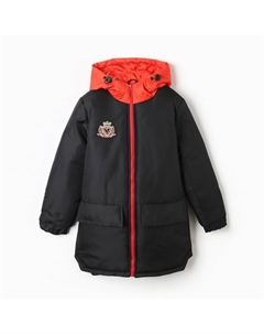 Куртка демисезонная детская, цвет чёрный, рост 116-122 см Ольга