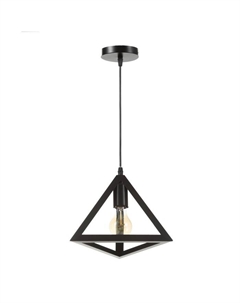 Светильник Подвес «Треугольник» 1×40 Вт E27 черный 16×16×116 см Bayerlux