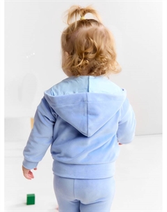 Толстовка Plushy, р. 80-86, голубой Крошка я