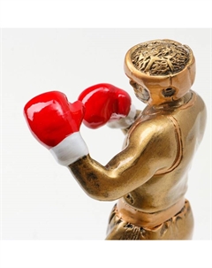 Кубок наградной с фигуркой «Бокс: лучший боец», 18×8×3.5 см Сима-ленд