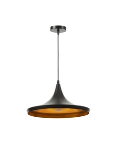 Светильник Подвес «Дельта» 1×40 Вт E27 черный 36×36×118 см Bayerlux