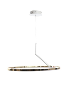 Светильник с ПДУ «Холли» LED 48 Вт 3000-6000К бело-золотой 60×60×22 см Bayerlux