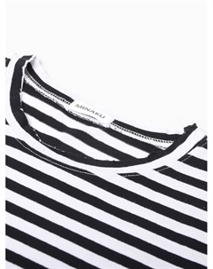 Лонгслив женский : One Most Brand, цвет широкая полоска, размер onesize Minaku