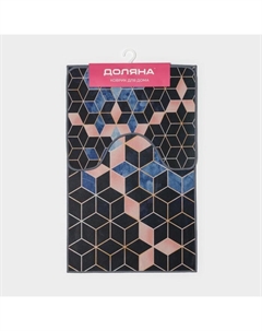 Набор ковриков для ванной и туалета «Бурлеск», 2 шт., 50×80 см, 40×50 см Доляна