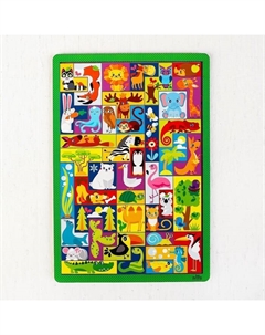 Головоломка тетрис «Изучаем животных», 43 детали Лесная мастерская